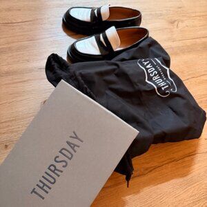 Thursday Boot Company Black and White Loafers